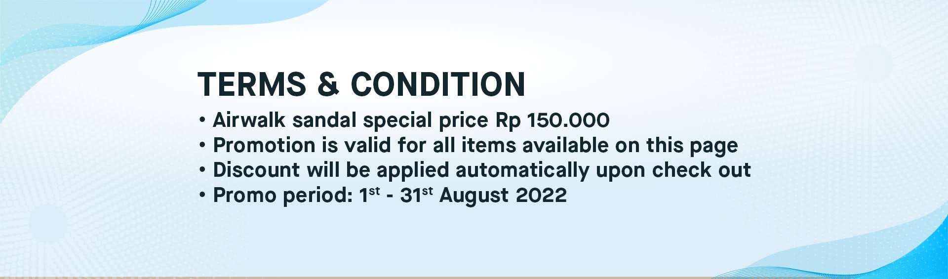 Special Price Airwalk Sandal 150K