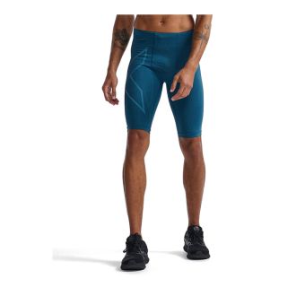 2XU Mens Light Speed Compression Shorts - Blue