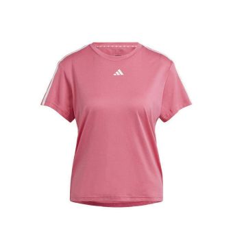 Aeroready Train Essentials 3-Stripes Women's T-Shirt - Pink Fusion