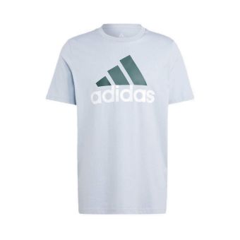 Essentials Single Jersey Big Logo Men's T-Shirt - Wonder Blue