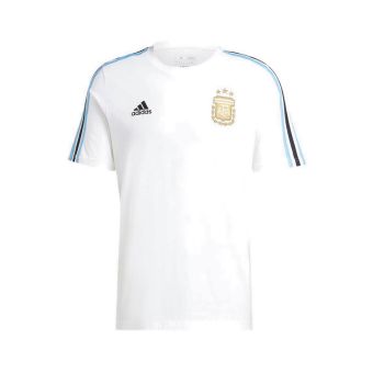 Argentina Dna 3-Stripes Men's T-Shirt - White