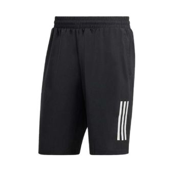 Club 3-Stripes Men's Tennis Shorts - Black