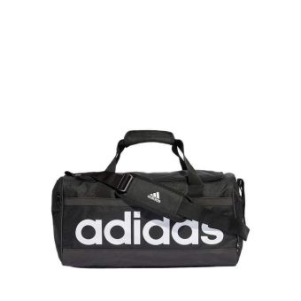 Essentials Unisex Linear Duffel Bag Medium - Black