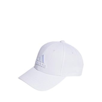 Big Tonal Logo Unisex Baseball Cap - White