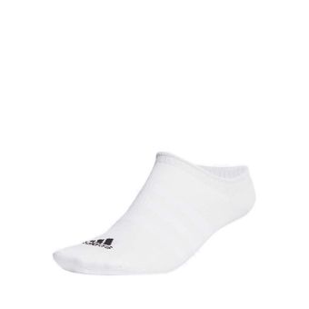 Unisex Thin and Light No-Show Socks 3 Pairs - White