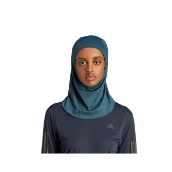 Run Icons 3-Stripes Women's Sport Hijab - Arctic Night
