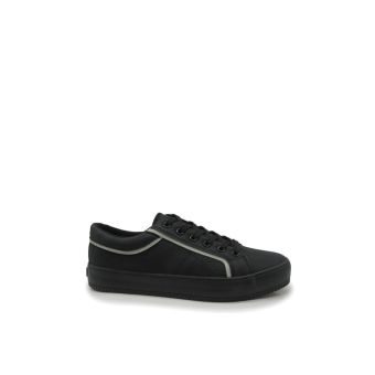 Afro  Men's Sneakers Shoes-Mono Black