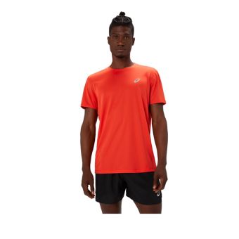 Asics Silver SS Mens Top - Red