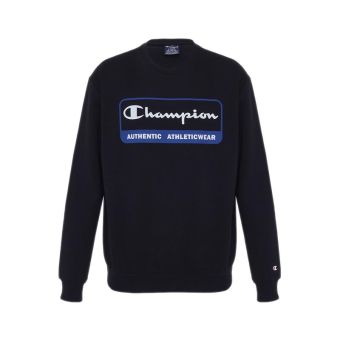 Champion Men's EU Graphic Logo Sweatshirt - Black