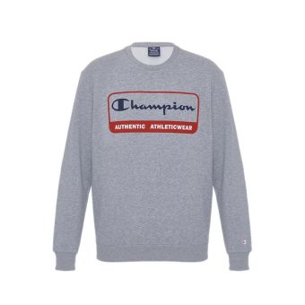 Champion Men's EU Graphic Logo Sweatshirt - Grey