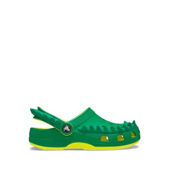 Crocs Classic Spikes Toddler Clog - Acidity/Green Ivy