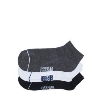 Ellesse Men 3P Ankle Sock - Black / White/ Grey