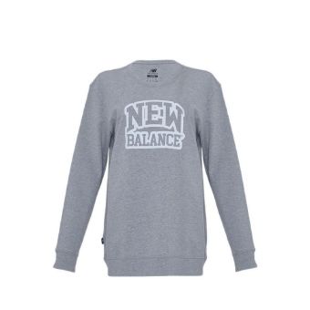 New Balance NB Varsity Logo Women's Crew - Grey Heather