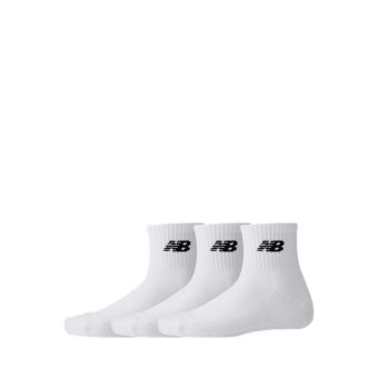 NB Everyday Ankle 3 Pack Unisex Socks - White