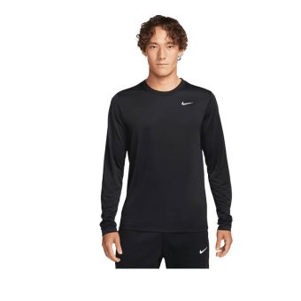 Nike Dri-FIT Legend Men's Long-Sleeve Fitness Top - Black