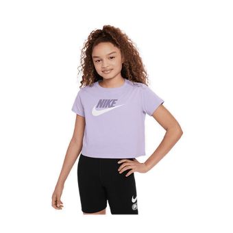 Sportswear Big Kids' (Girls') Cropped T-Shirt - Purple