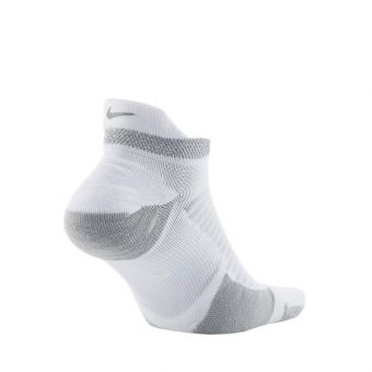 Spark Cushioned No-Show Running Socks - White