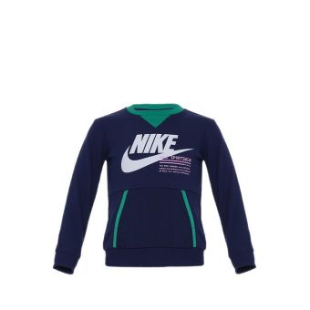 Nike Young Athlete NSW Paint Boy's Hoodie - BLUE
