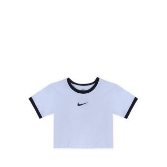 Nike Young Athlete Ringer Girl's T-Shirt -WHITE