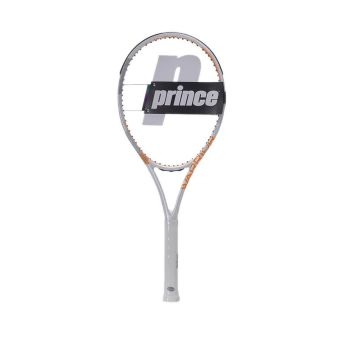 Warrior 100 285G Unstrung Tennis Racket - White/Orange