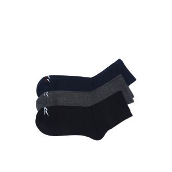 3P Quarter women's Socks - Grey Melange/Navy/Black