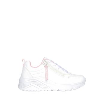 Skechers Uno Lite - Easy Zip Girl's Shoes - White