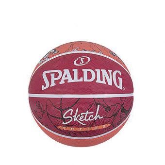 2021 Sketch Dribble Basketball - Pink
