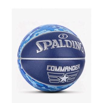Commander Blue Camo Sz7 Composite Basketball -Blue