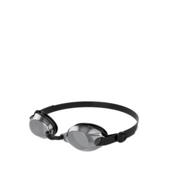Jet Mirror Unisex Swim Goggle Black Silver