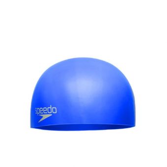 Silicon Moulded Adult's Swimming Cap - Blue