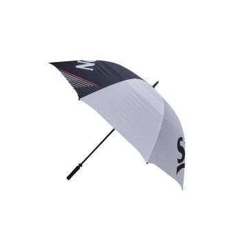 12124134 Double Canopy Umbrella Unisex - Black/White
