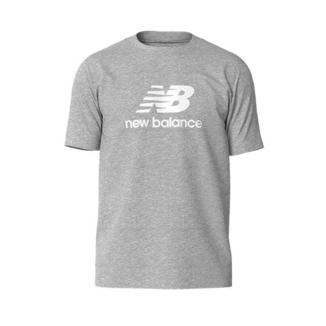 Stacked Logo Men's T-Shirt - Grey