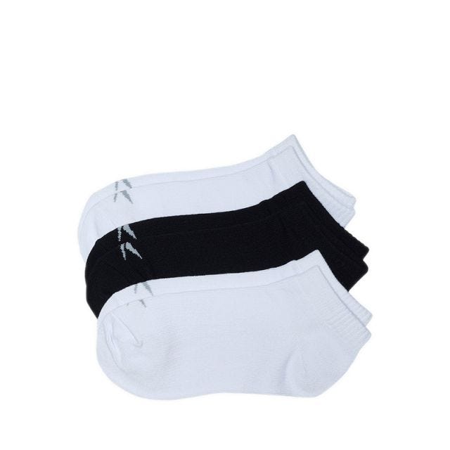 3P Ankle Boy's Socks - White/White/Black